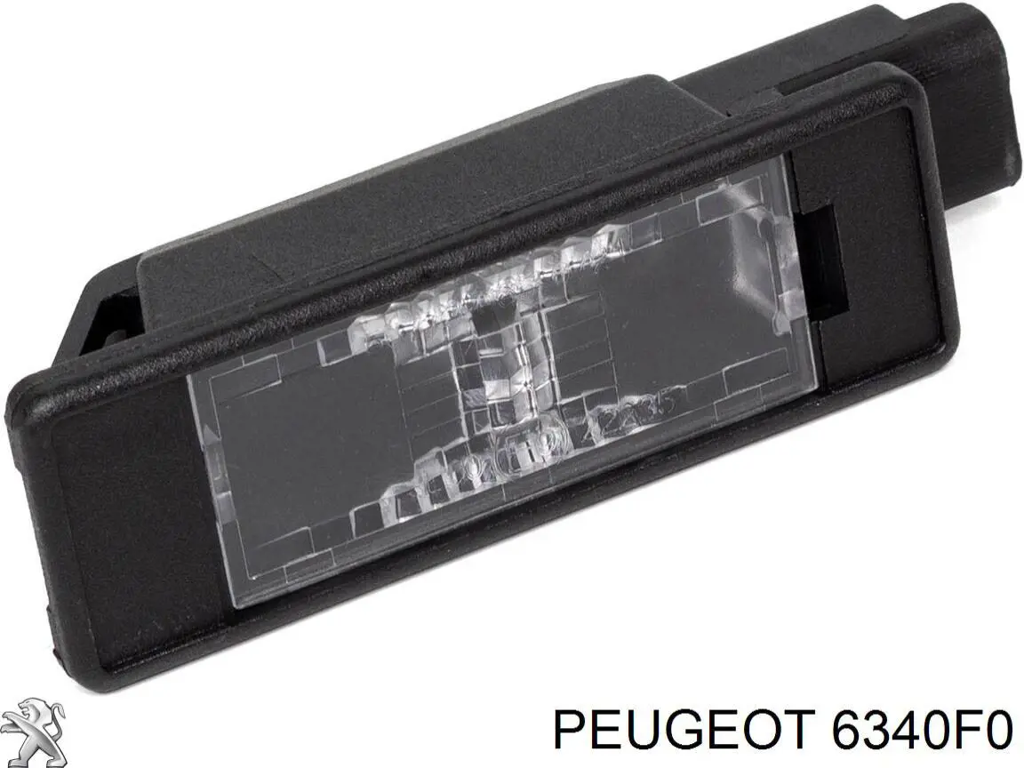 Фонарь подсветки номерного знака 6340F0 Peugeot/Citroen
