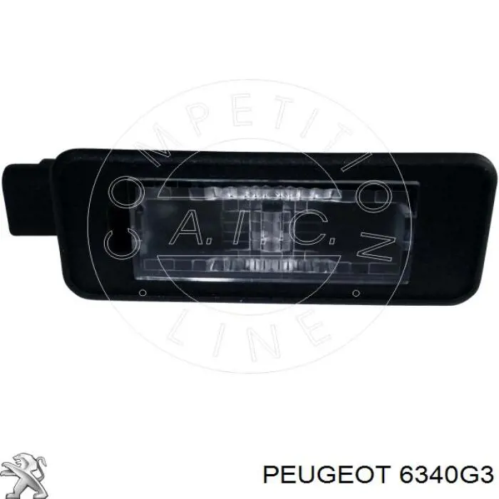 Купить 6340G3 Peugeot/Citroen Фонарь подсветки номерного знака