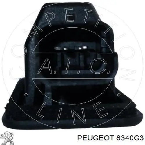 Фонарь подсветки номерного знака 6340G3 Peugeot/Citroen