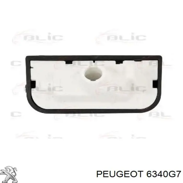 Фонарь подсветки заднего номера Peugeot/Citroen 6340G7 цена, от 15.93 USD