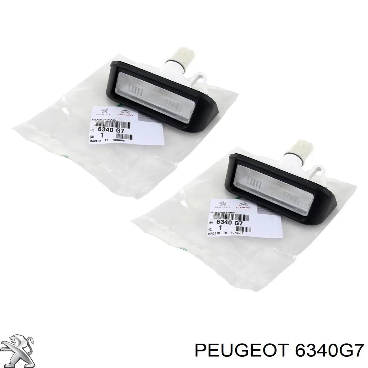 Купить 6340G7 Peugeot/Citroen Фонарь подсветки номерного знака