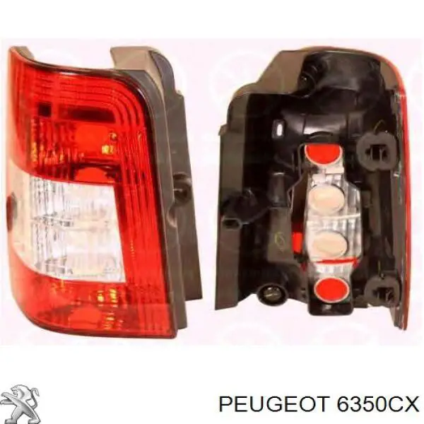 6350CX Peugeot/Citroen фонарь задний левый