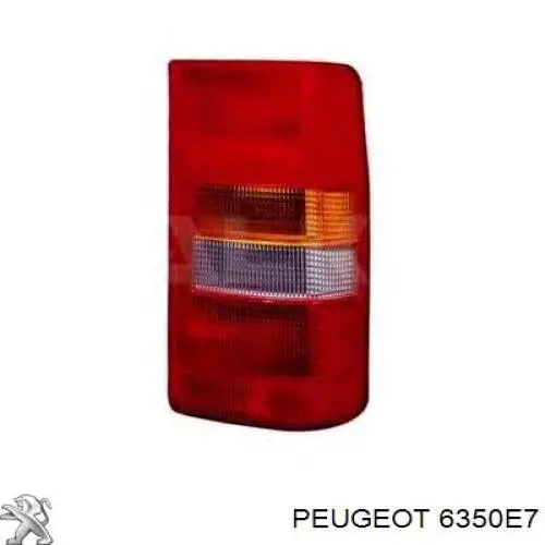 6350 E7 Peugeot/Citroen фонарь задний левый