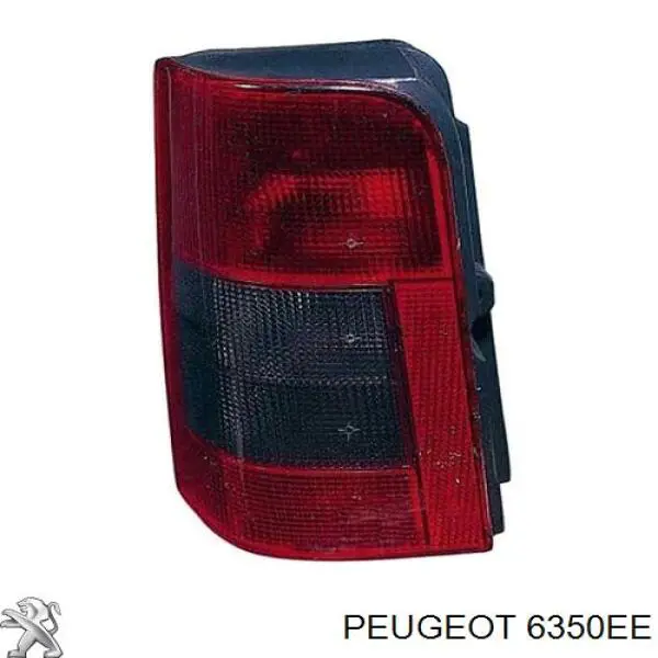 6350EE Peugeot/Citroen фонарь задний левый