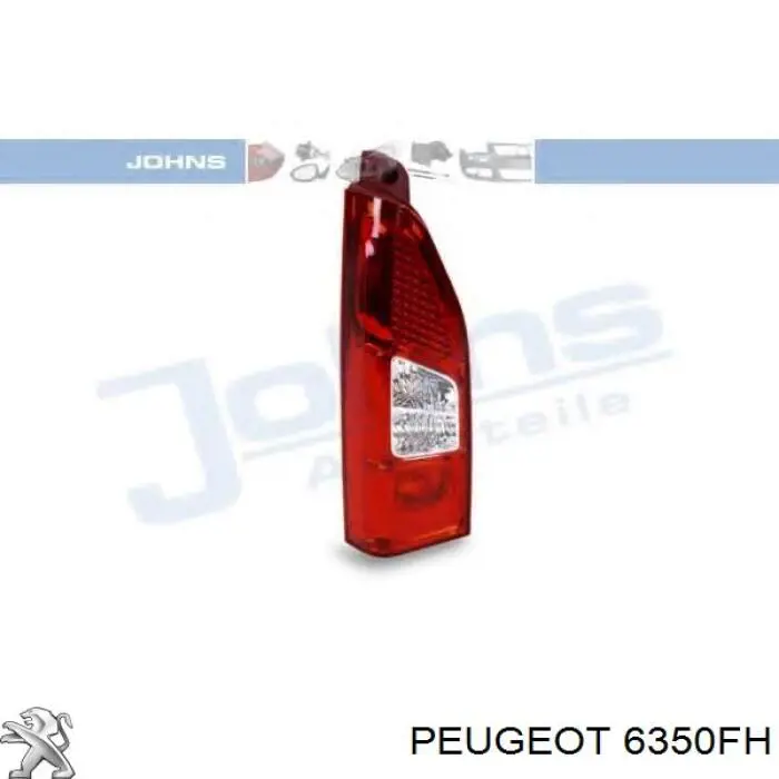 Фонарь задний левый Peugeot/Citroen 6350FH