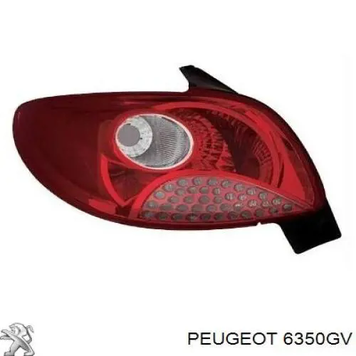 Задняя левая фара Peugeot/Citroen 6350GV цена, от 65.97 USD