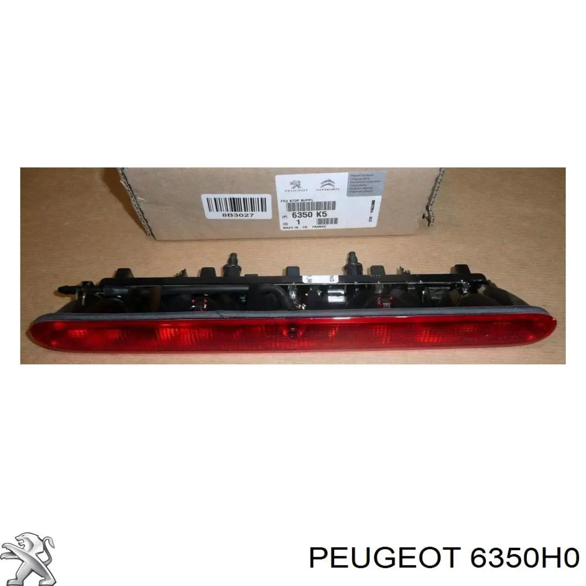 6350H0 Peugeot/Citroen стоп-сигнал задний дополнительный