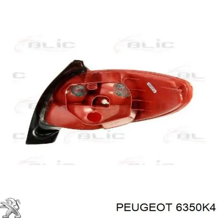 Купить 6350K4 Peugeot/Citroen Левый стоп