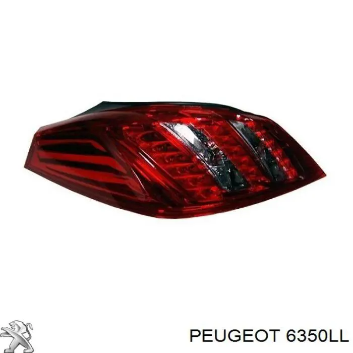 6350LL Peugeot/Citroen фонарь задний левый
