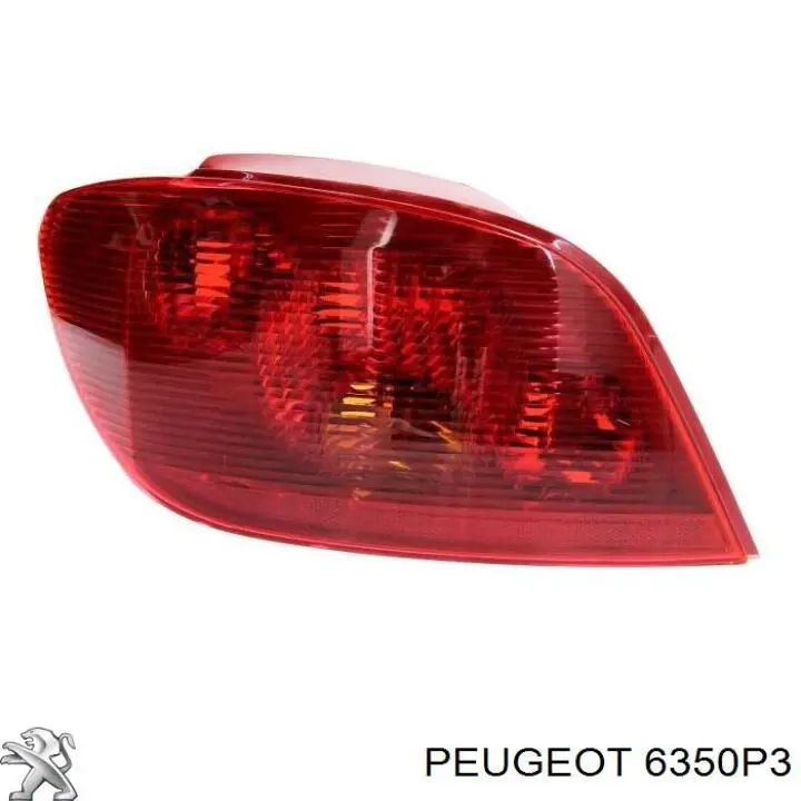 Задняя левая фара Peugeot/Citroen 6350P3 цена, от 43.95 USD