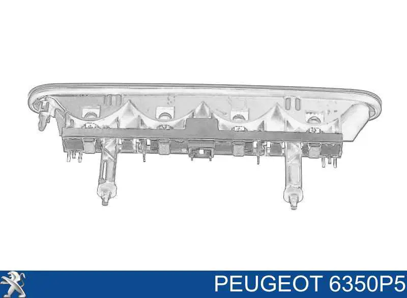 Стоп-сигнал задний дополнительный на Peugeot 307 3A, 3C
