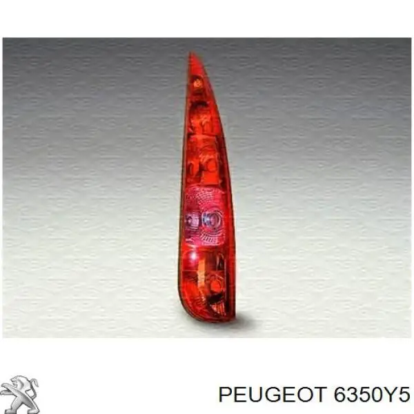 6350Y5 Peugeot/Citroen фонарь задний левый