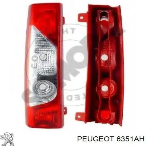 Купить 6351AH Peugeot/Citroen Задняя правая фара