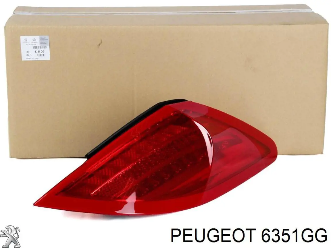 Lanterna traseira direita para Peugeot 308 
