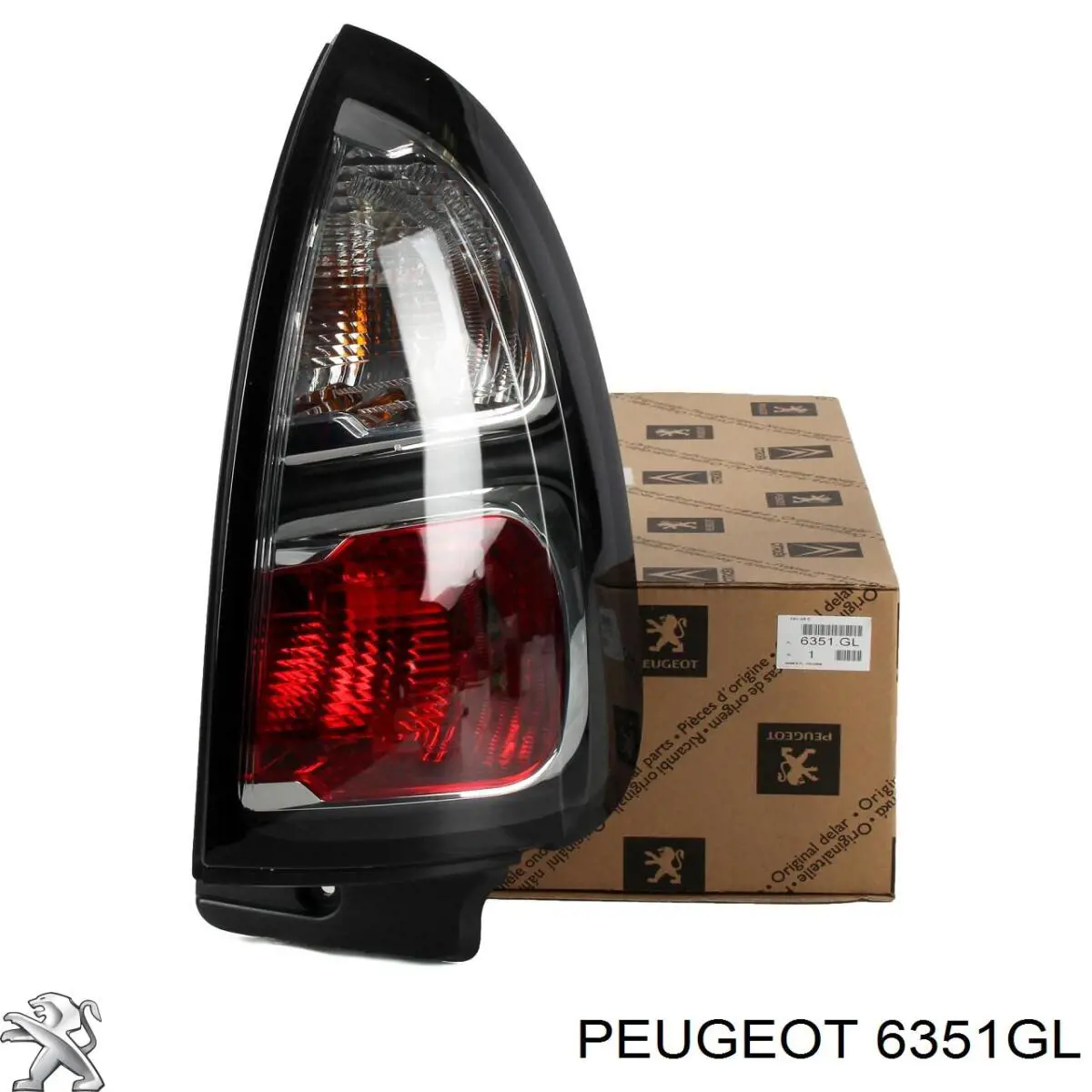 6351GL Peugeot/Citroen lanterna traseira direita