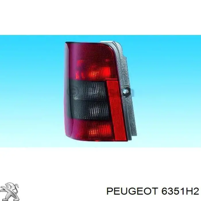 Фонарь задний правый 6351H2 Peugeot/Citroen