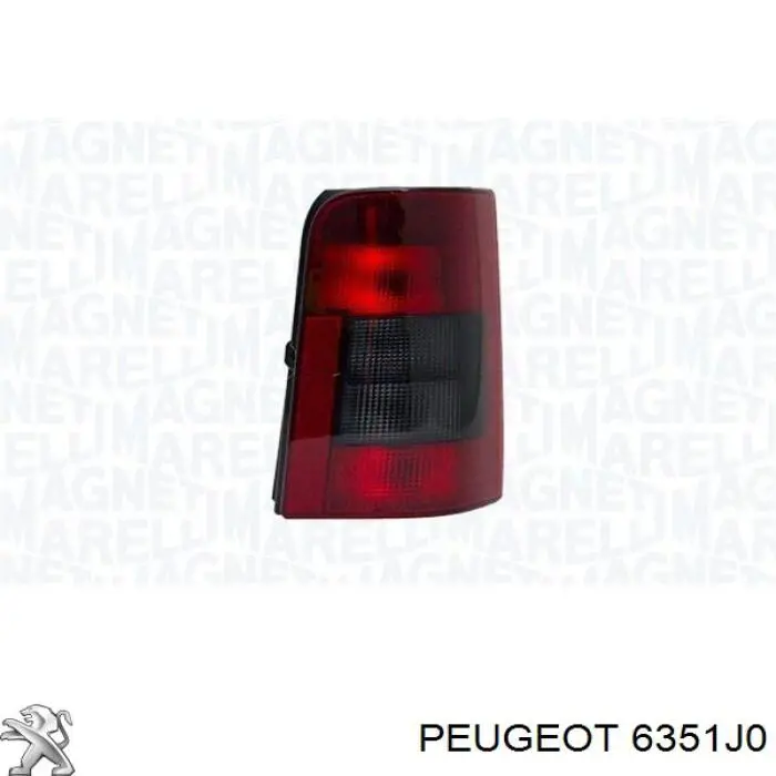 6351J0 Peugeot/Citroen фонарь задний правый