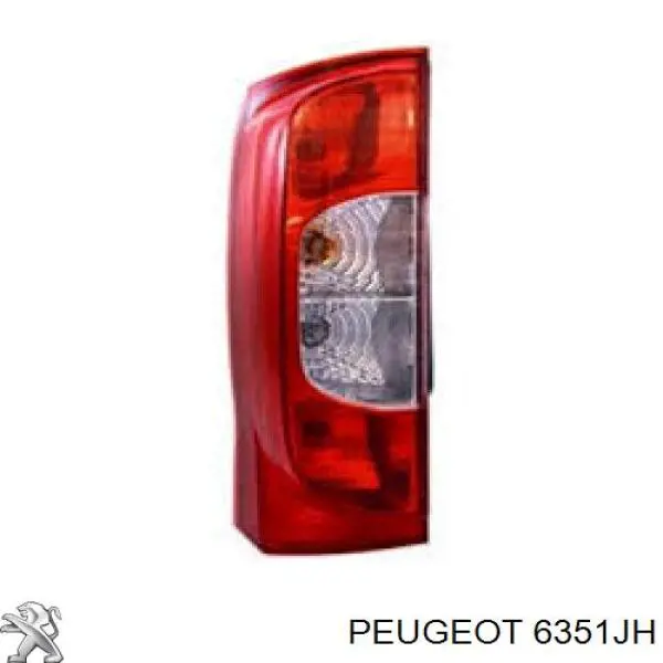 Купить 6351JH Peugeot/Citroen Задняя правая фара