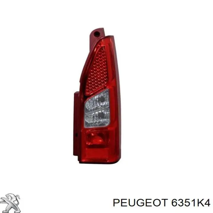 Задний фонарь 6351K4 Peugeot/Citroen