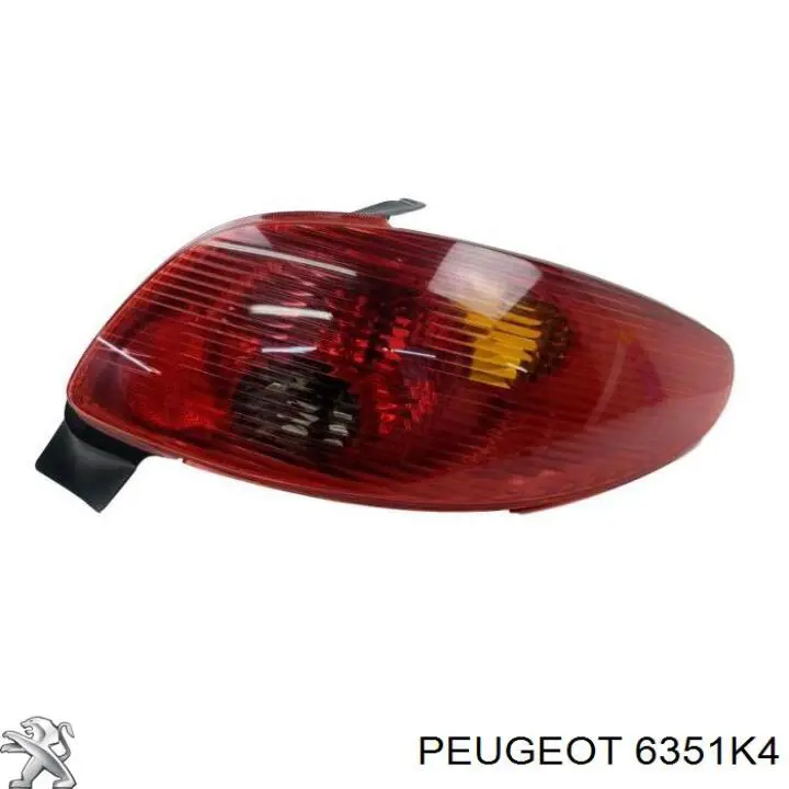 Фонарь задний правый Peugeot/Citroen 6351K4 цена, от 40.44 USD
