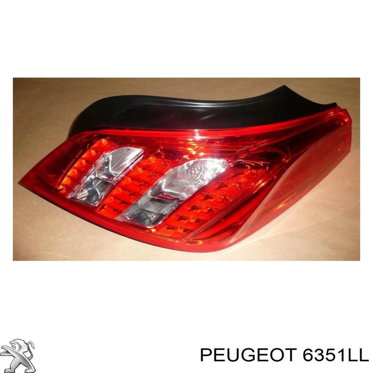 Фонарь задний правый Peugeot/Citroen 6351LL цена, от 161.49 USD