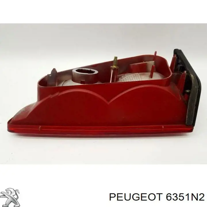 Lanterna traseira direita interna para Peugeot 607 (9D, 9U)