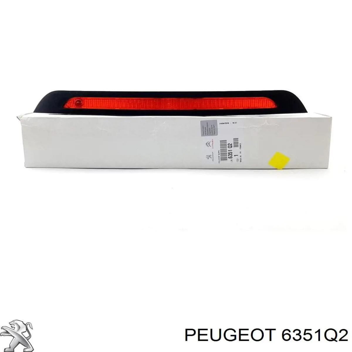 6351Q2 Peugeot/Citroen стоп-сигнал задний дополнительный