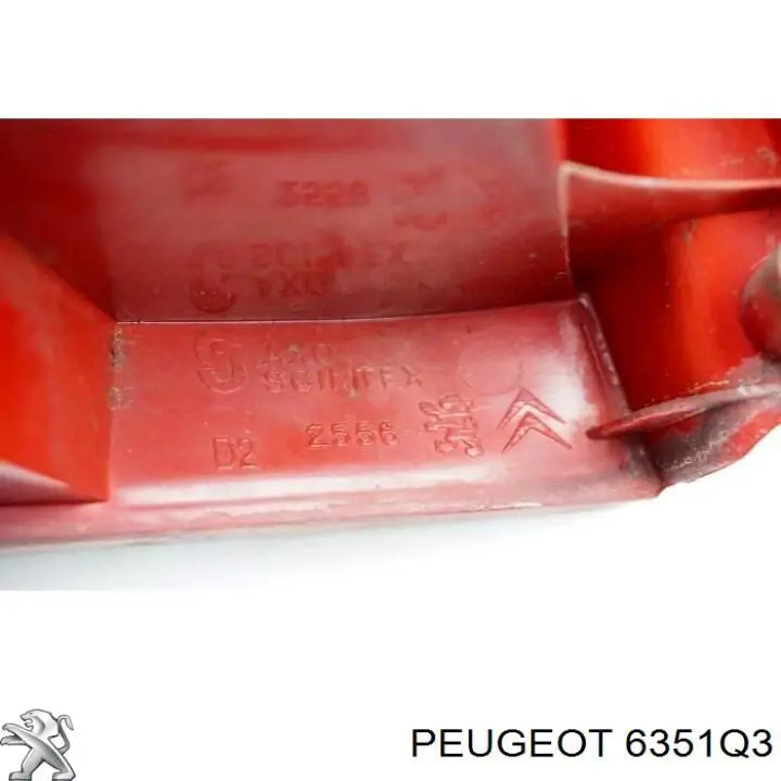 Piloto posterior derecho 6351Q3 Peugeot/Citroen