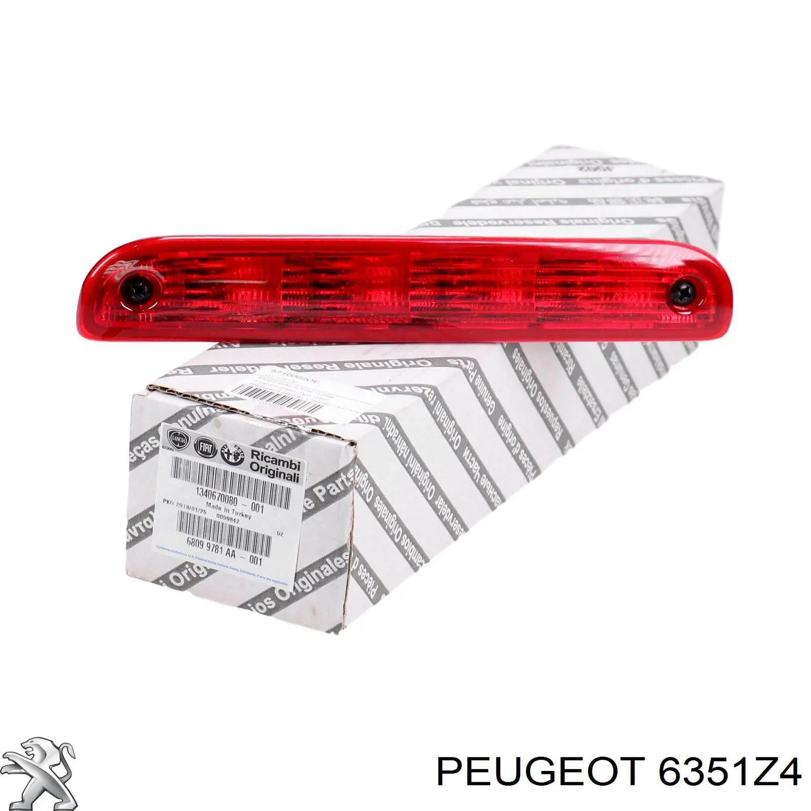 Lampara De Luz De Freno Adicional 6351Z4 Peugeot/Citroen