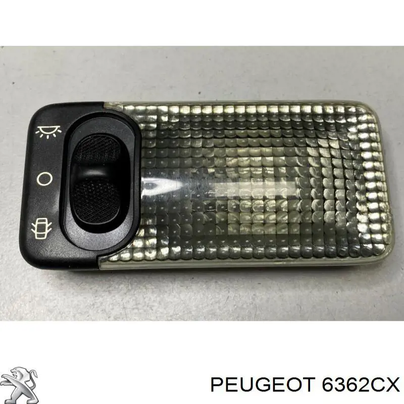 6362CX Peugeot/Citroen плафон освещения салона (кабины)