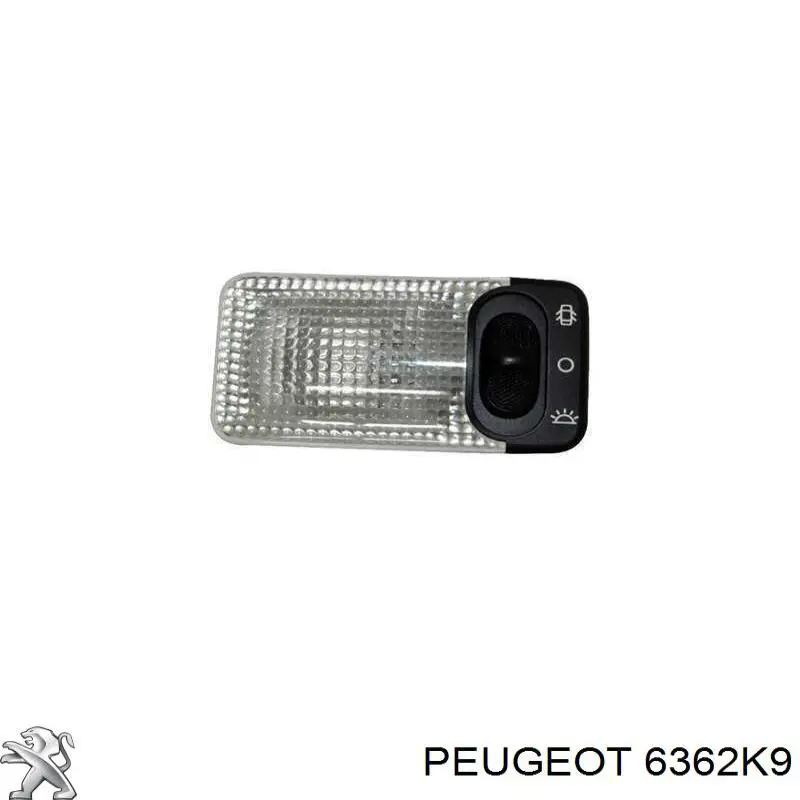 Плафон освещения салона (кабины) на Peugeot Partner 5