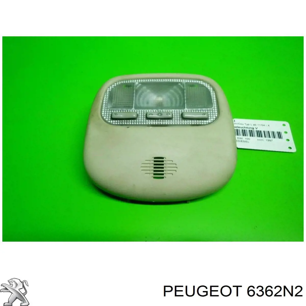 Плафон освещения салона (кабины) на Peugeot Expert 