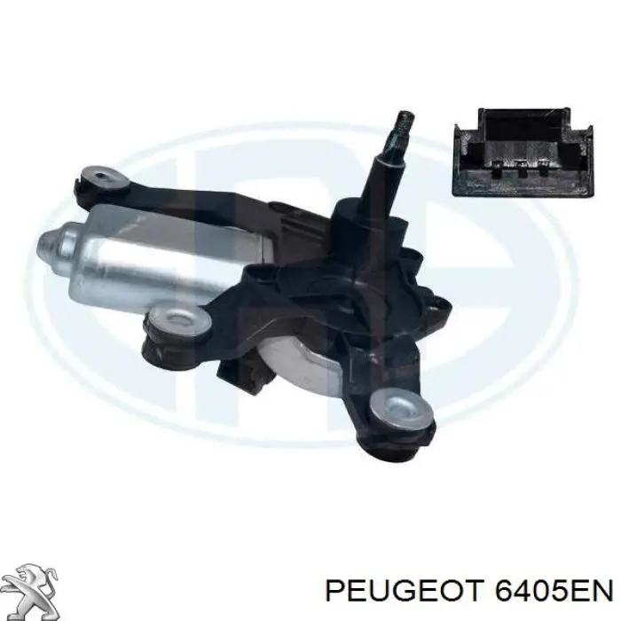 00006405EN Peugeot/Citroen motor de limpador pára-brisas de vidro traseiro