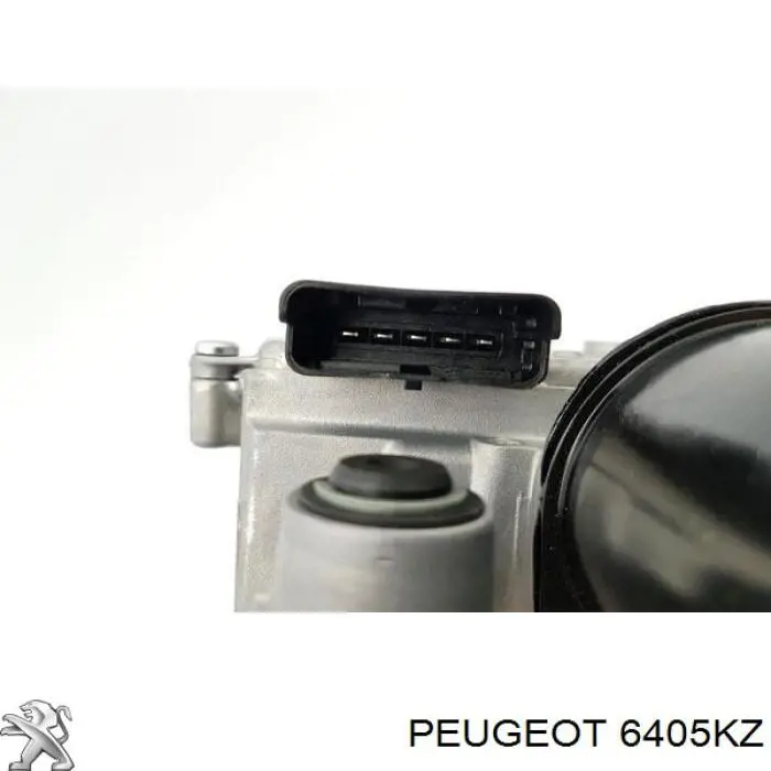 Мотор стеклоочистителя лобового стекла правый 00006405KZ Peugeot/Citroen
