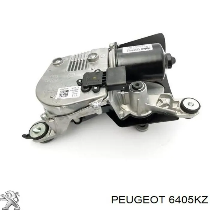 Купить 00006405KZ Peugeot/Citroen Мотор стеклоочистителя лобового стекла правый