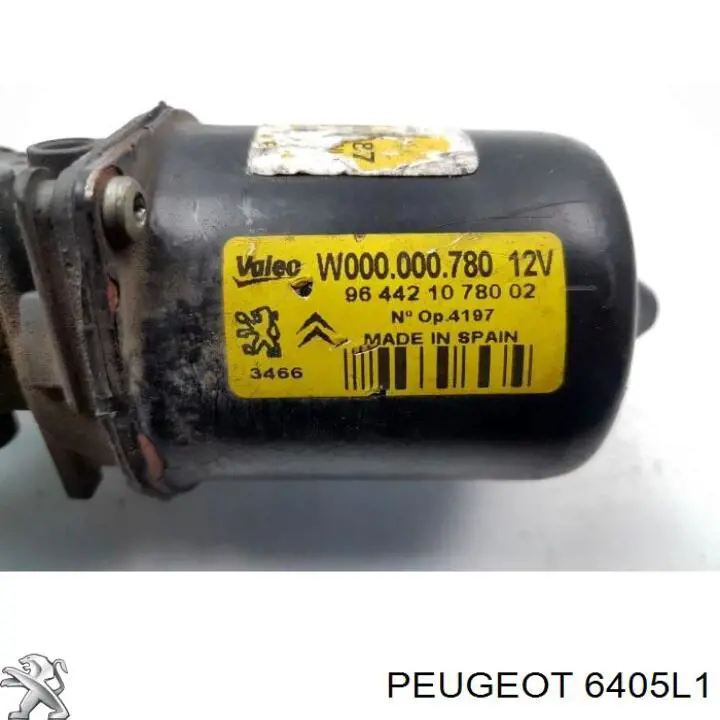 Мотор дворников 6405L1 Peugeot/Citroen