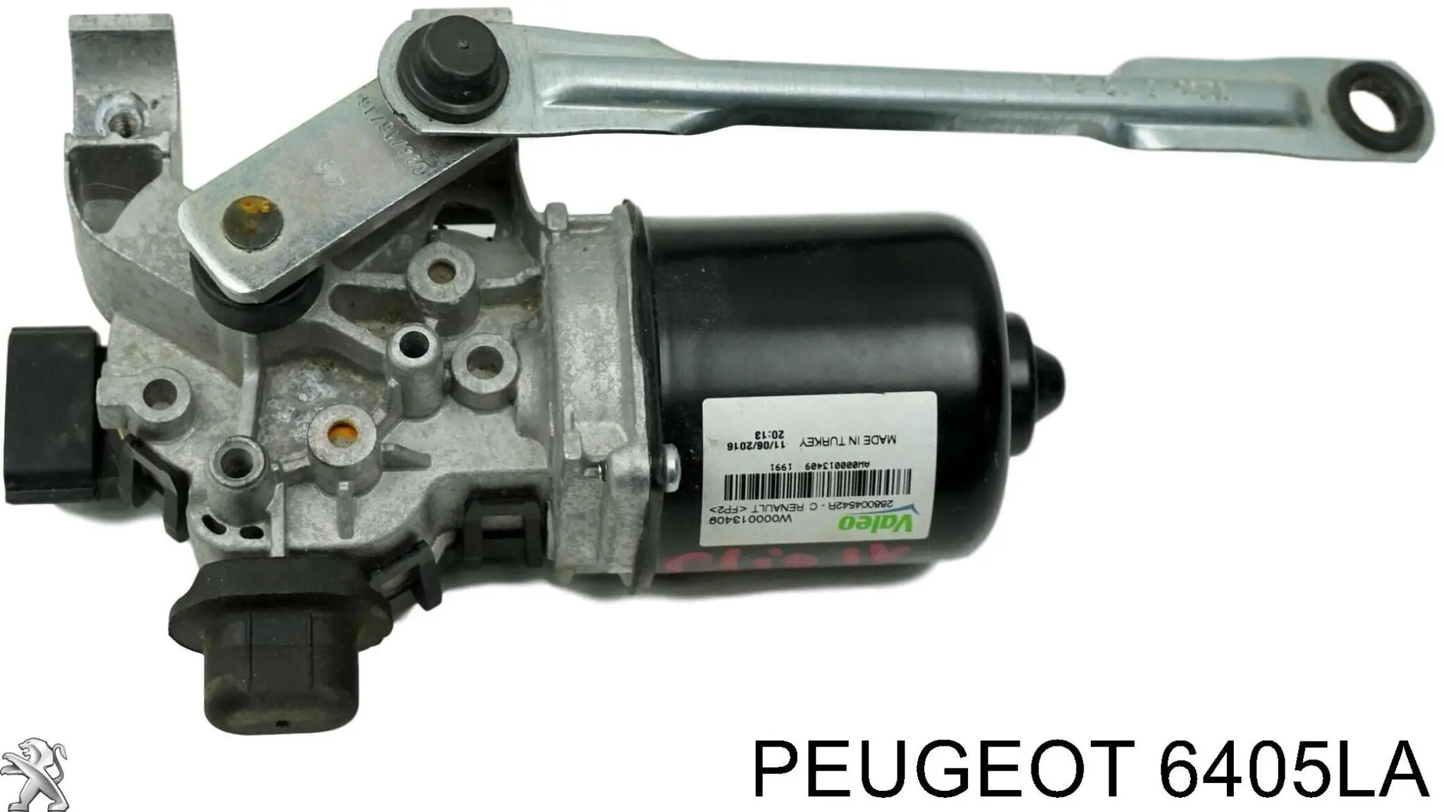 Мотор стеклоочистителя лобового стекла, правый Peugeot/Citroen 6405LA