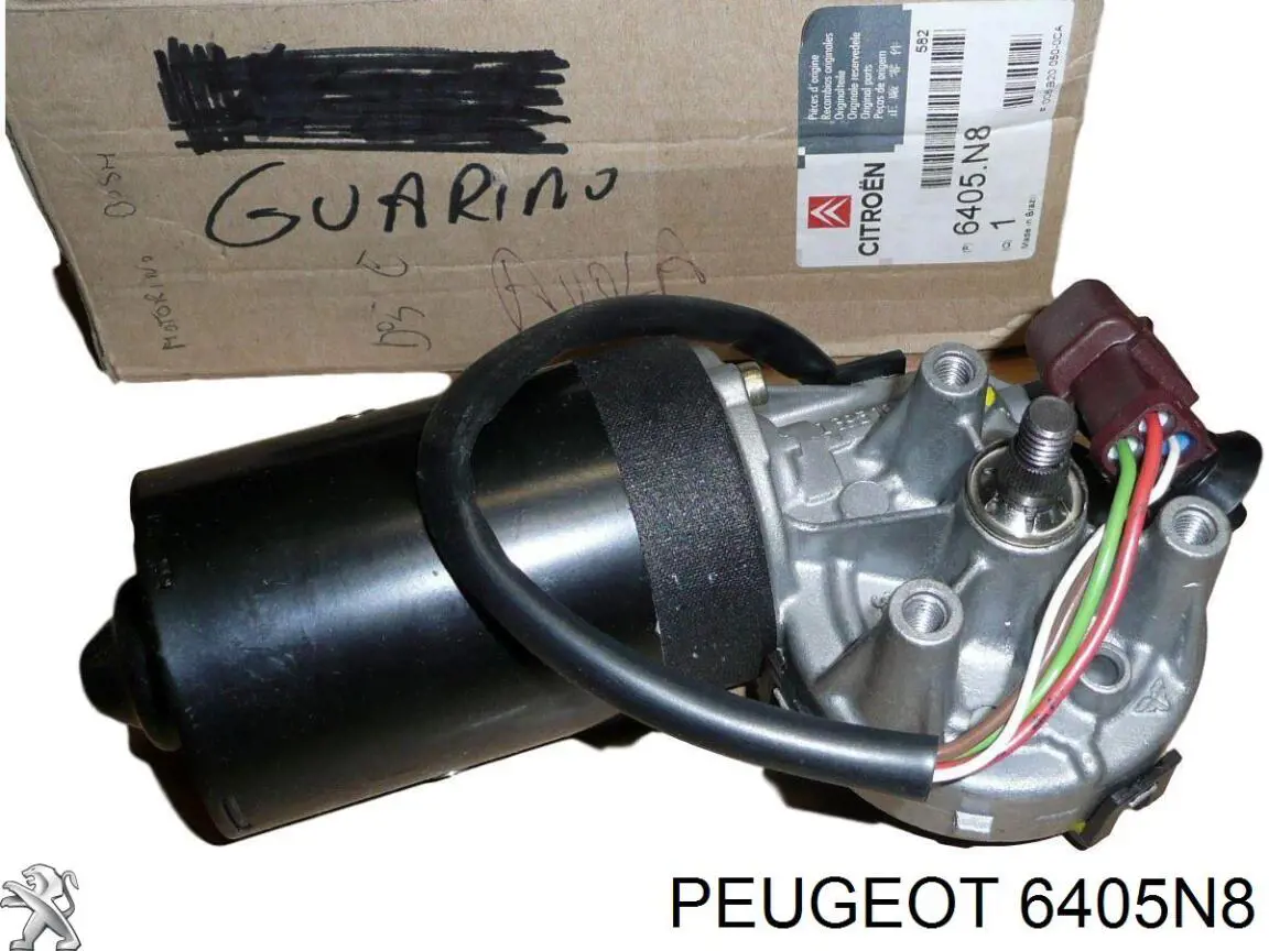 Мотор стеклоочистителя лобового стекла Peugeot/Citroen 6405N8