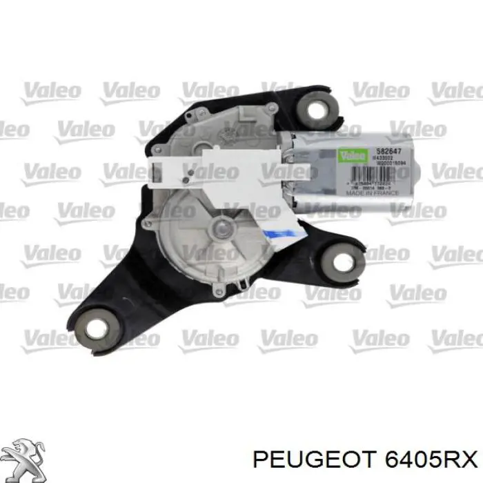 Купить 6405RX Peugeot/Citroen Мотор стеклоочистителя заднего стекла