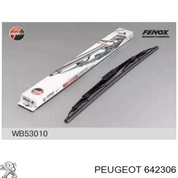 Купить 642306 Peugeot/Citroen Щетка-дворник лобового стекла пассажирская