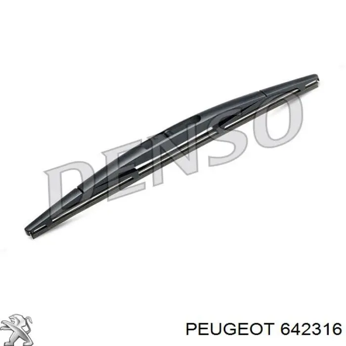 642316 Peugeot/Citroen щетка-дворник заднего стекла