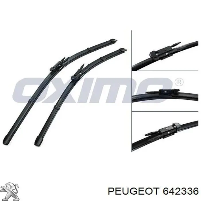 Щетка-дворник лобового стекла, пассажирская Peugeot/Citroen 642336 цена, от 26.31 USD