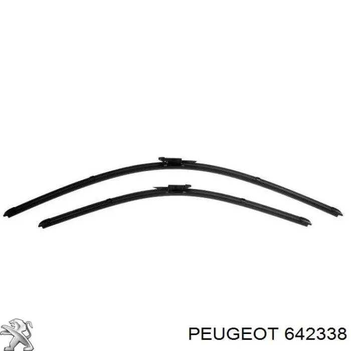 642338 Peugeot/Citroen limpa-pára-brisas do pára-brisas de passageiro