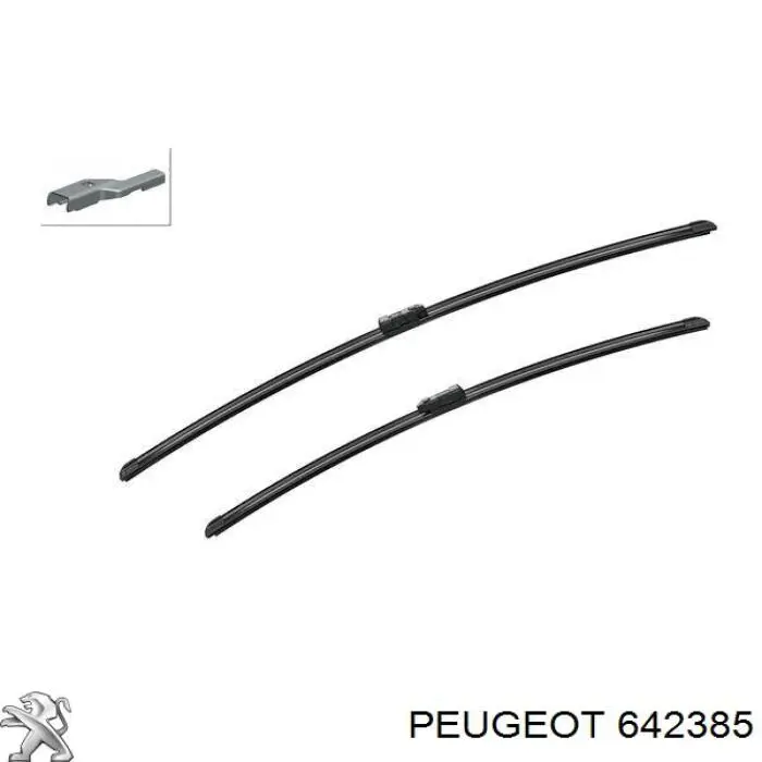 642385 Peugeot/Citroen limpa-pára-brisas do pára-brisas de condutor