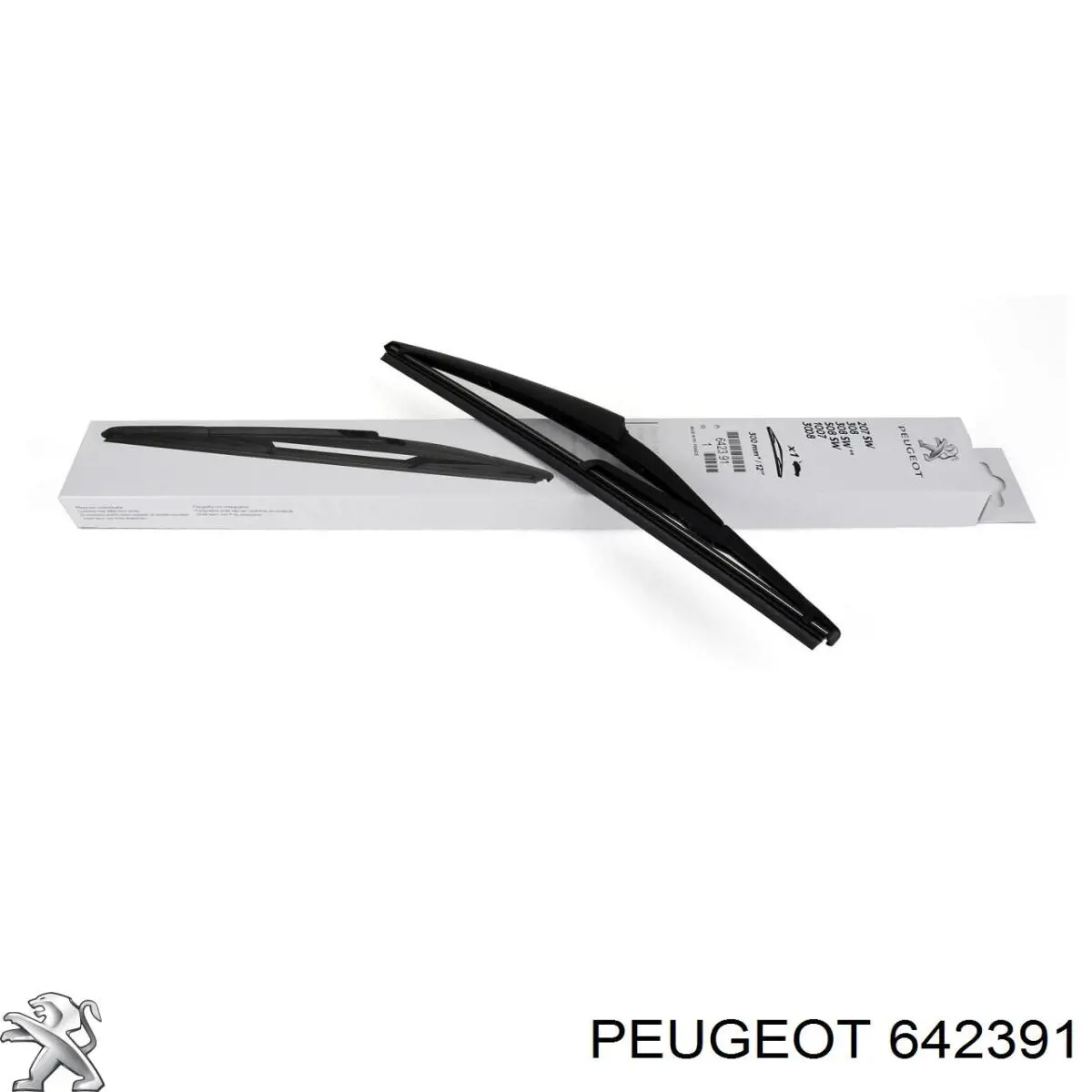 Купить 642391 Peugeot/Citroen Дворник стеклоочистителя задний