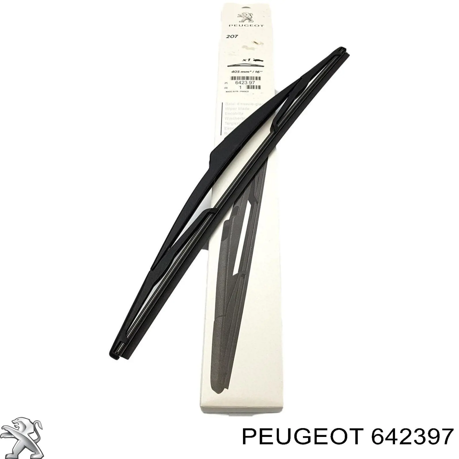 Щетка-дворник заднего стекла Peugeot/Citroen 642397