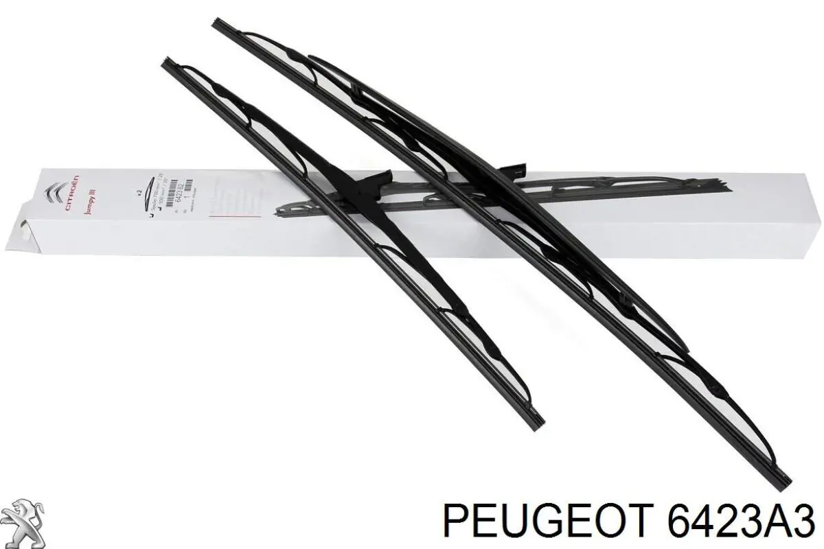 Limpa-pára-brisas do pára-brisas, kit de 2 un. Peugeot/Citroen 6423A3 preço, a partir de 22,32 USD