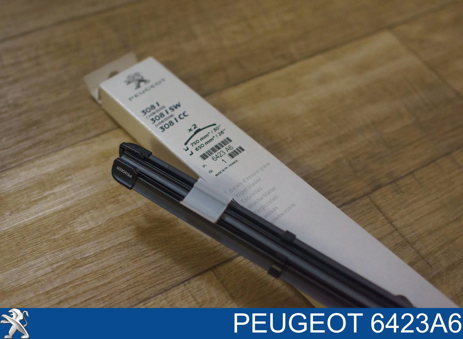 6423A6 Peugeot/Citroen щетка-дворник лобового стекла, комплект из 2 шт.