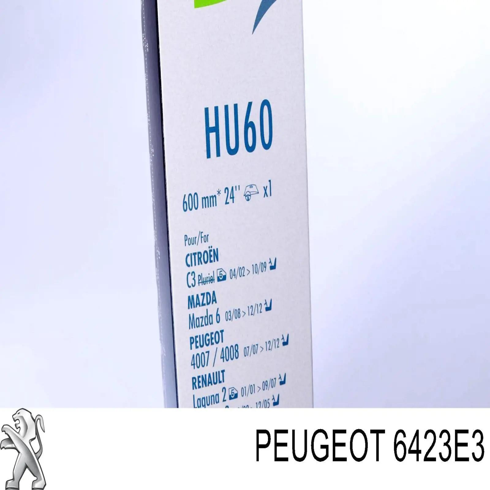 6423.E3 Peugeot/Citroen щетка-дворник лобового стекла водительская