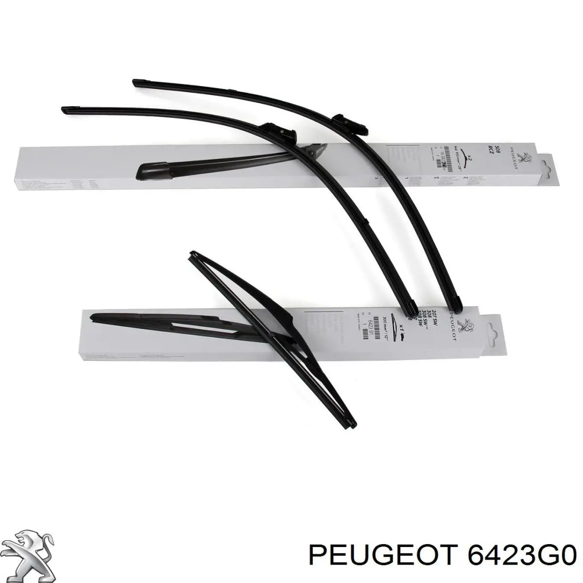 Щетка-дворник лобового стекла водительская Peugeot/Citroen 6423G0
